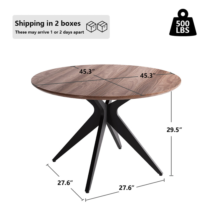 YOUNIKE Round Wood Dining Table DTOG058-1