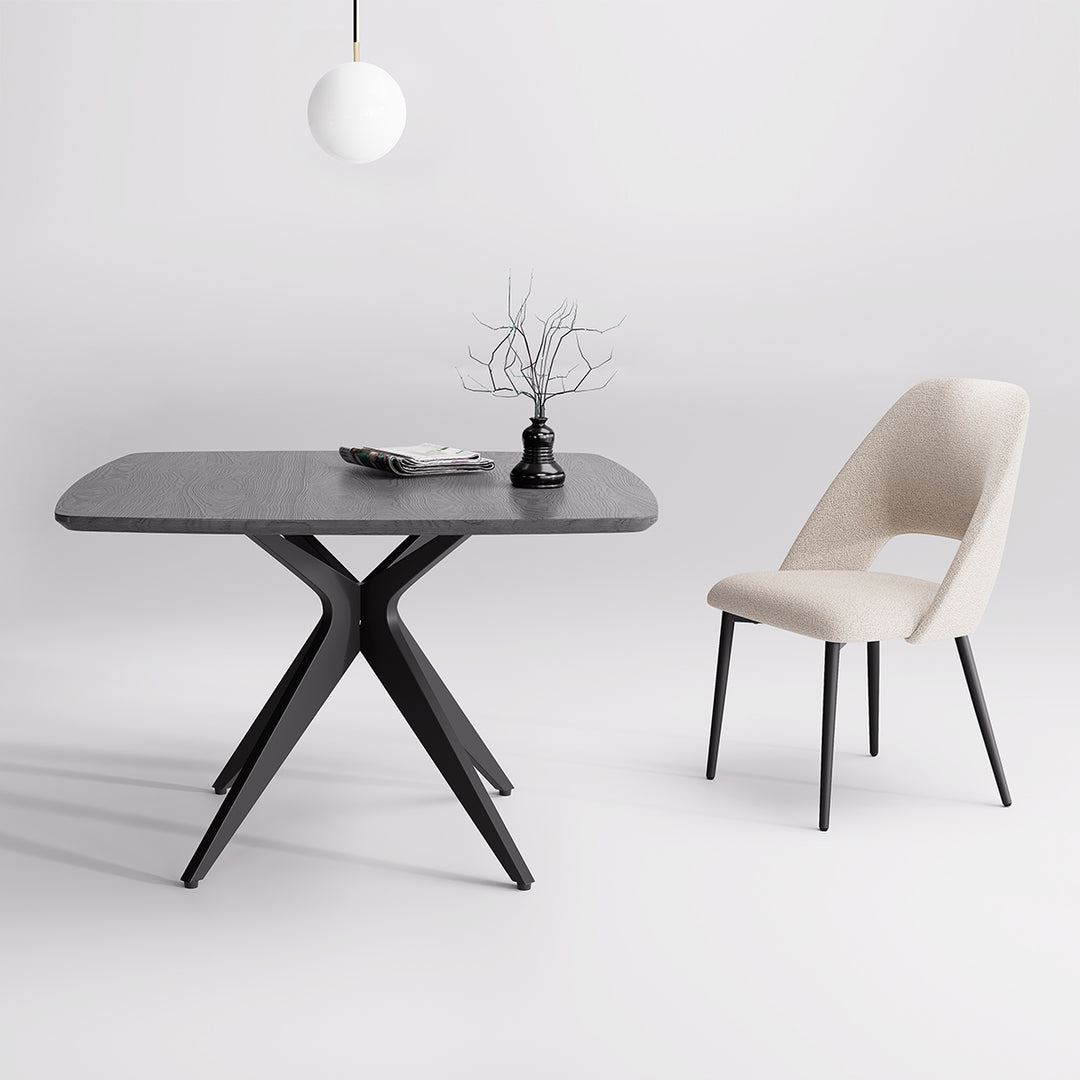 YOUNIKE Square Wood Dining Table DTOG058