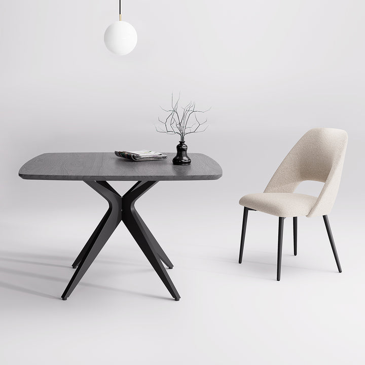 YOUNIKE Square Wood Dining Table DTOG058