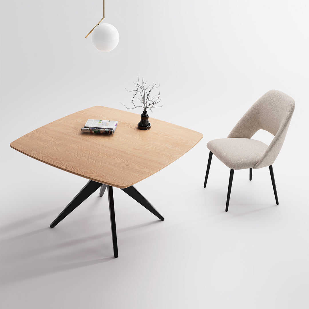 YOUNIKE Square Wood Dining Table DTOG058