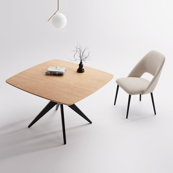 YOUNIKE Square Wood Dining Table DTOG058