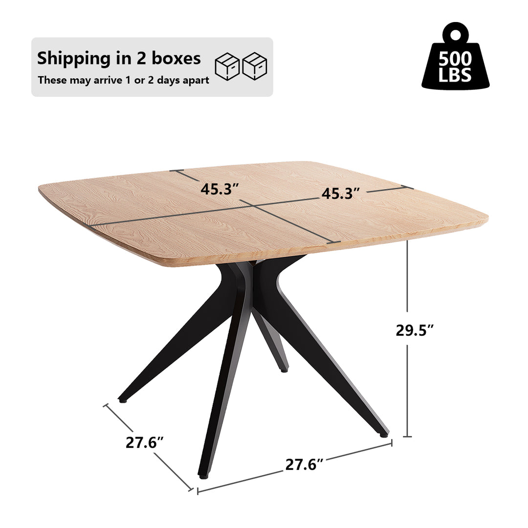 YOUNIKE Square Wood Dining Table DTOG058