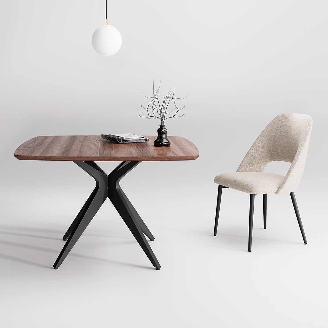 YOUNIKE Square Wood Dining Table DTOG058