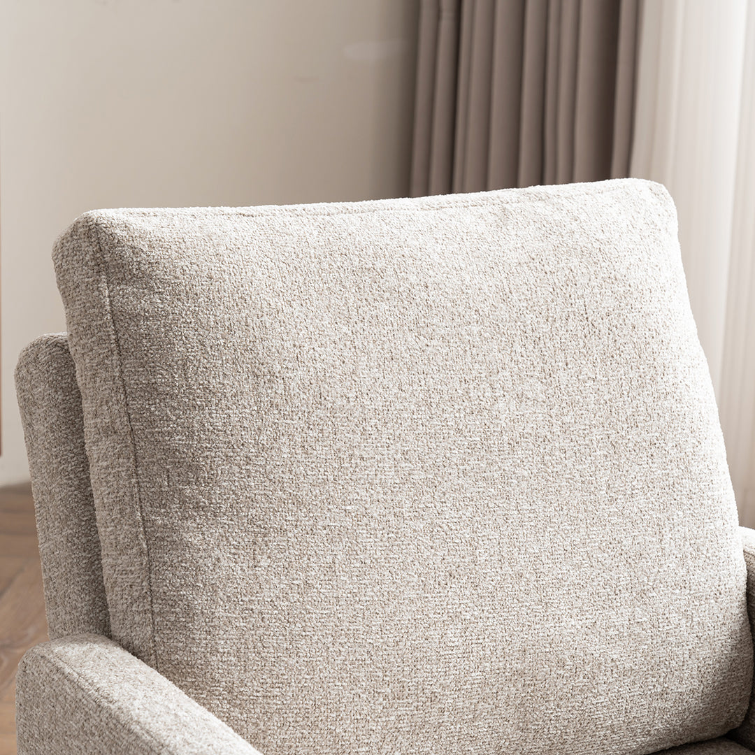 YOUNIKE Accent Armchair Modern Upholstered Barrel Chair