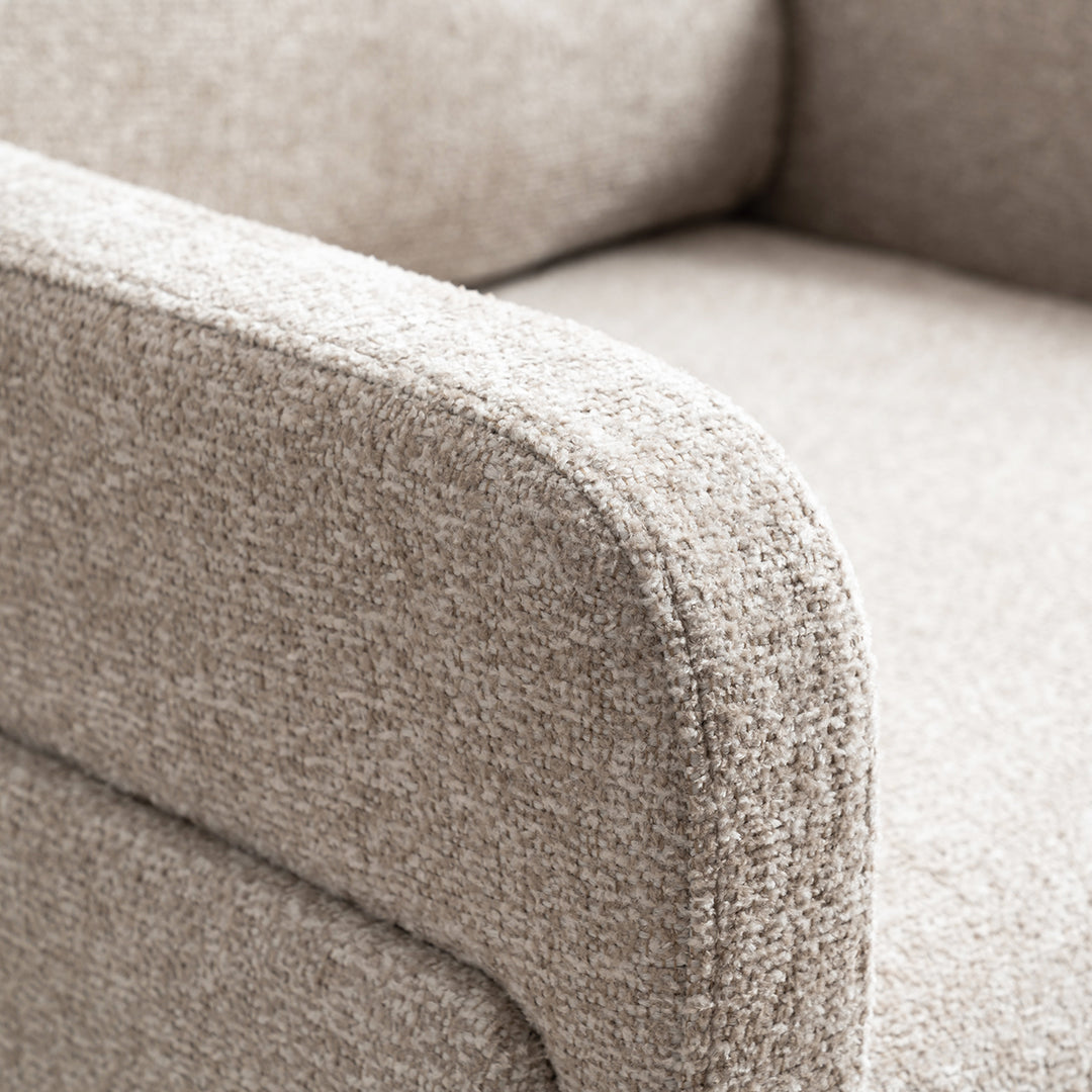 YOUNIKE Accent Armchair Modern Upholstered Barrel Chair