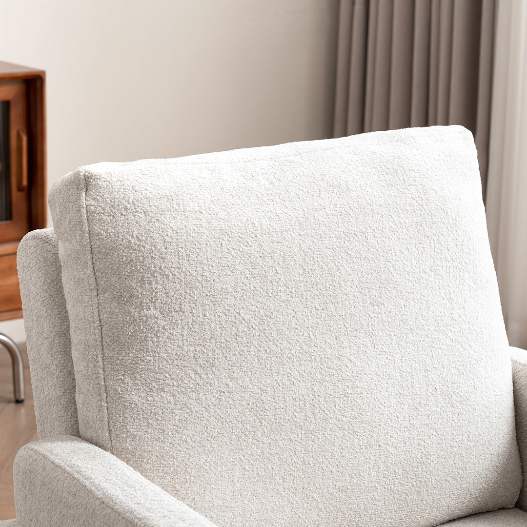 YOUNIKE Accent Armchair Modern Upholstered Barrel Chair