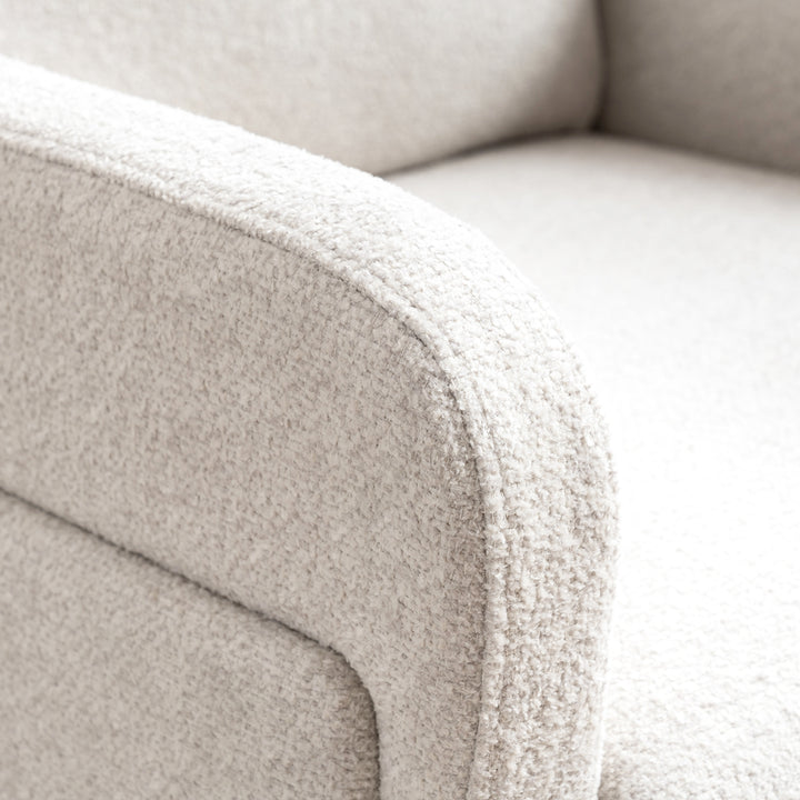 YOUNIKE Accent Armchair Modern Upholstered Barrel Chair