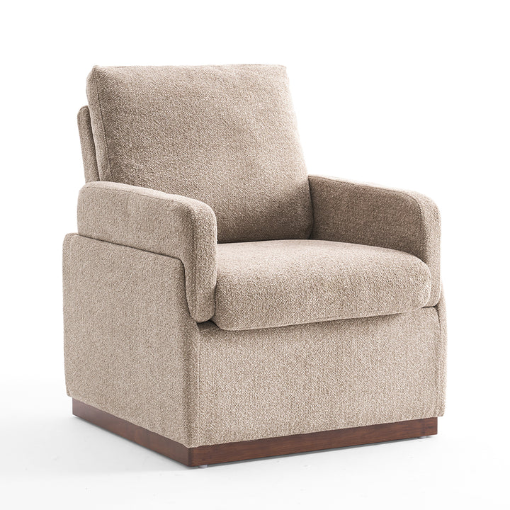 YOUNIKE Accent Armchair Modern Upholstered Barrel Chair