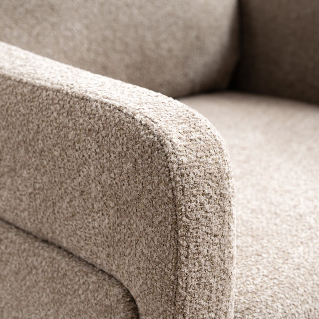 YOUNIKE Accent Armchair Modern Upholstered Barrel Chair