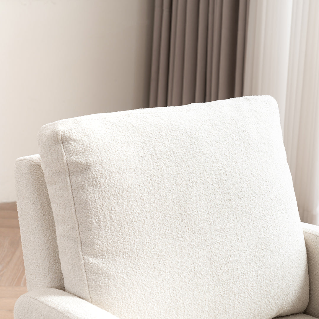 YOUNIKE Accent Armchair Modern Upholstered Barrel Chair