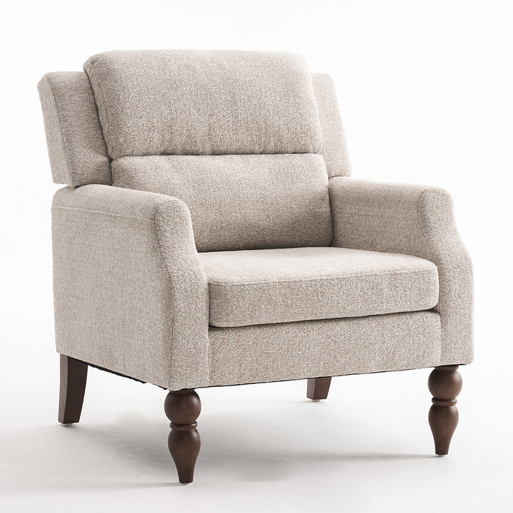 YOUNIKE Accent Armchair Upholstered Living Room Chairs with Legs