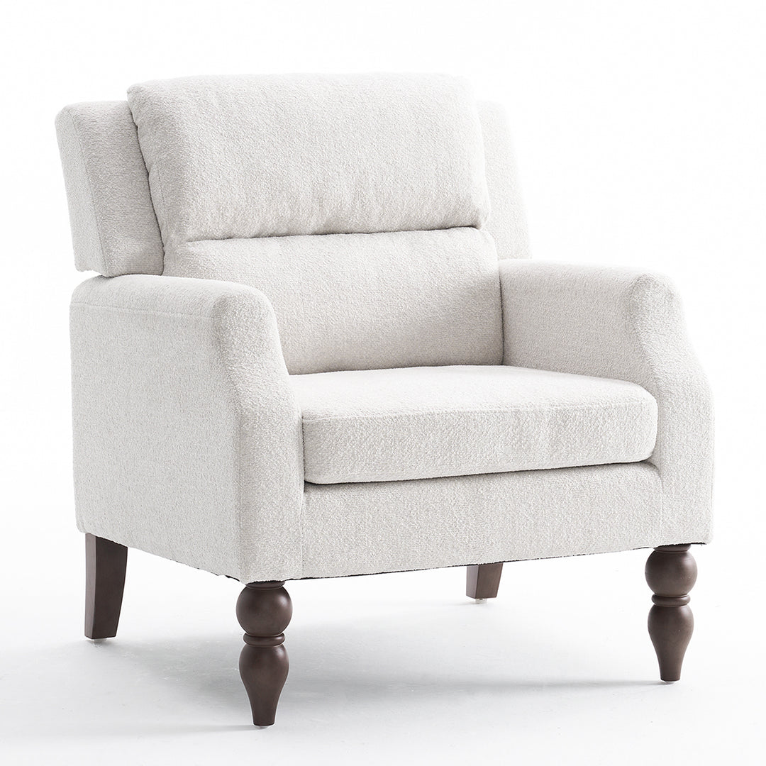 YOUNIKE Accent Armchair Upholstered Living Room Chairs with Legs