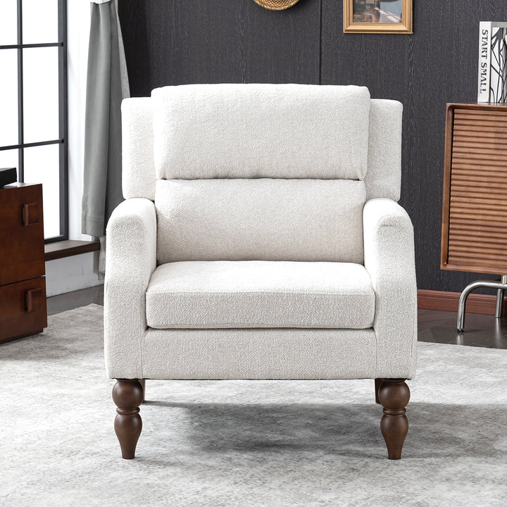 YOUNIKE Accent Armchair Upholstered Living Room Chairs with Legs