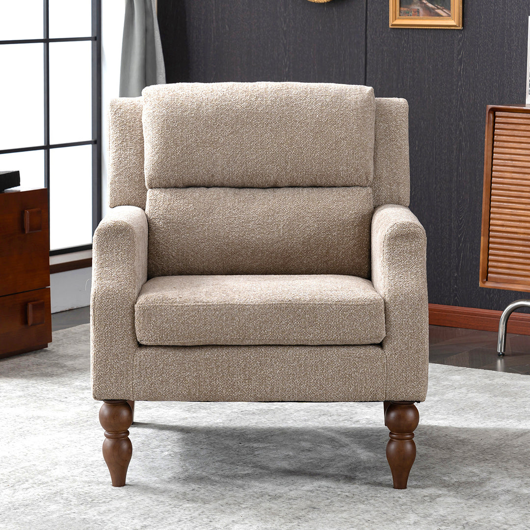 YOUNIKE Accent Armchair Upholstered Living Room Chairs with Legs