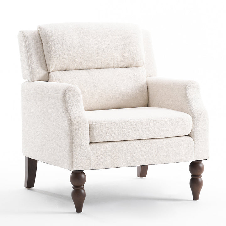 YOUNIKE Accent Armchair Upholstered Living Room Chairs with Legs