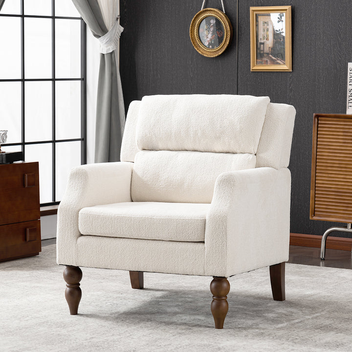 YOUNIKE Accent Armchair Upholstered Living Room Chairs with Legs