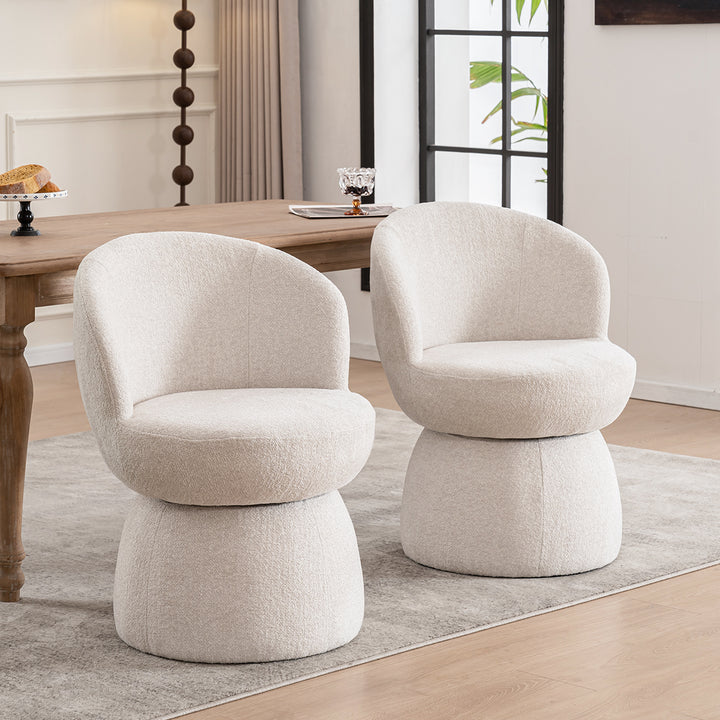 YOUNIKE Swivel Accent Chair Minilist Barrel Chair