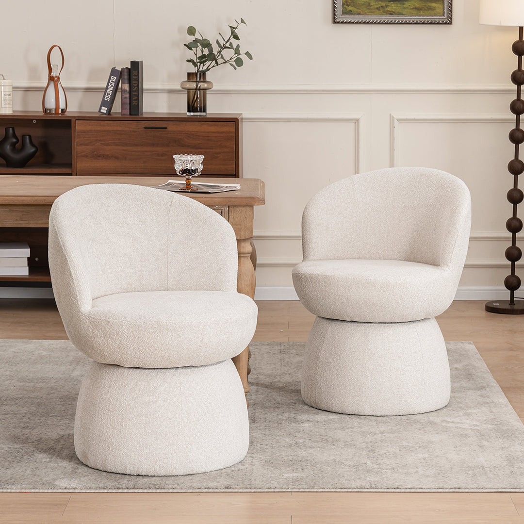 YOUNIKE Swivel Accent Chair Minilist Barrel Chair