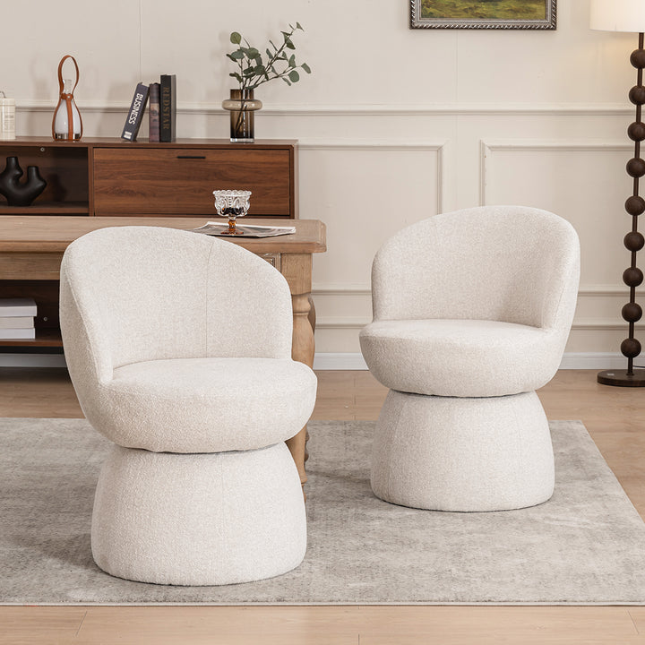 YOUNIKE Swivel Accent Chair Minilist Barrel Chair