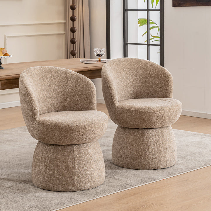 YOUNIKE Swivel Accent Chair Minilist Barrel Chair