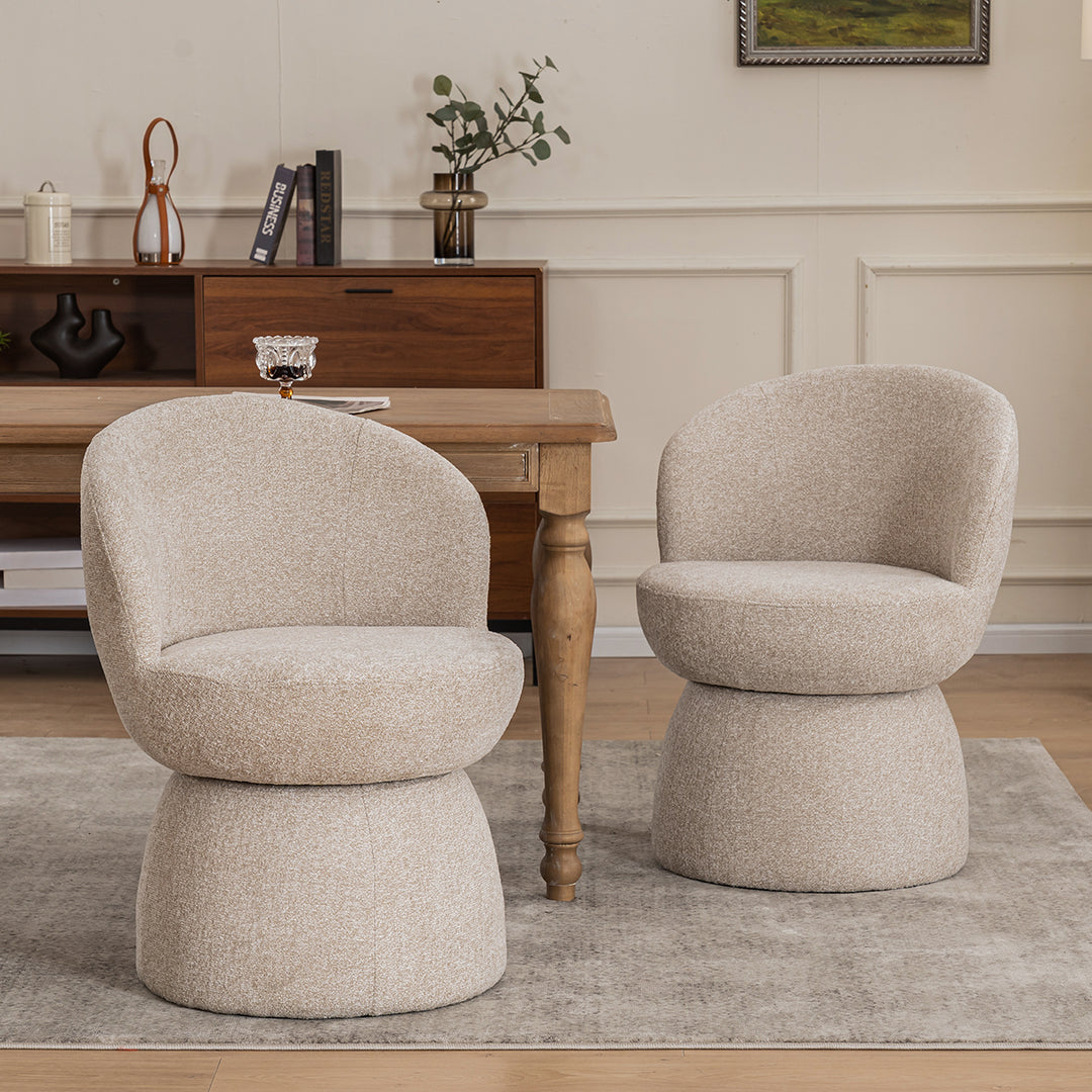 YOUNIKE Swivel Accent Chair Minilist Barrel Chair