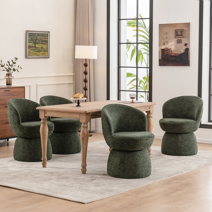 YOUNIKE Swivel Accent Chair Minilist Barrel Chair