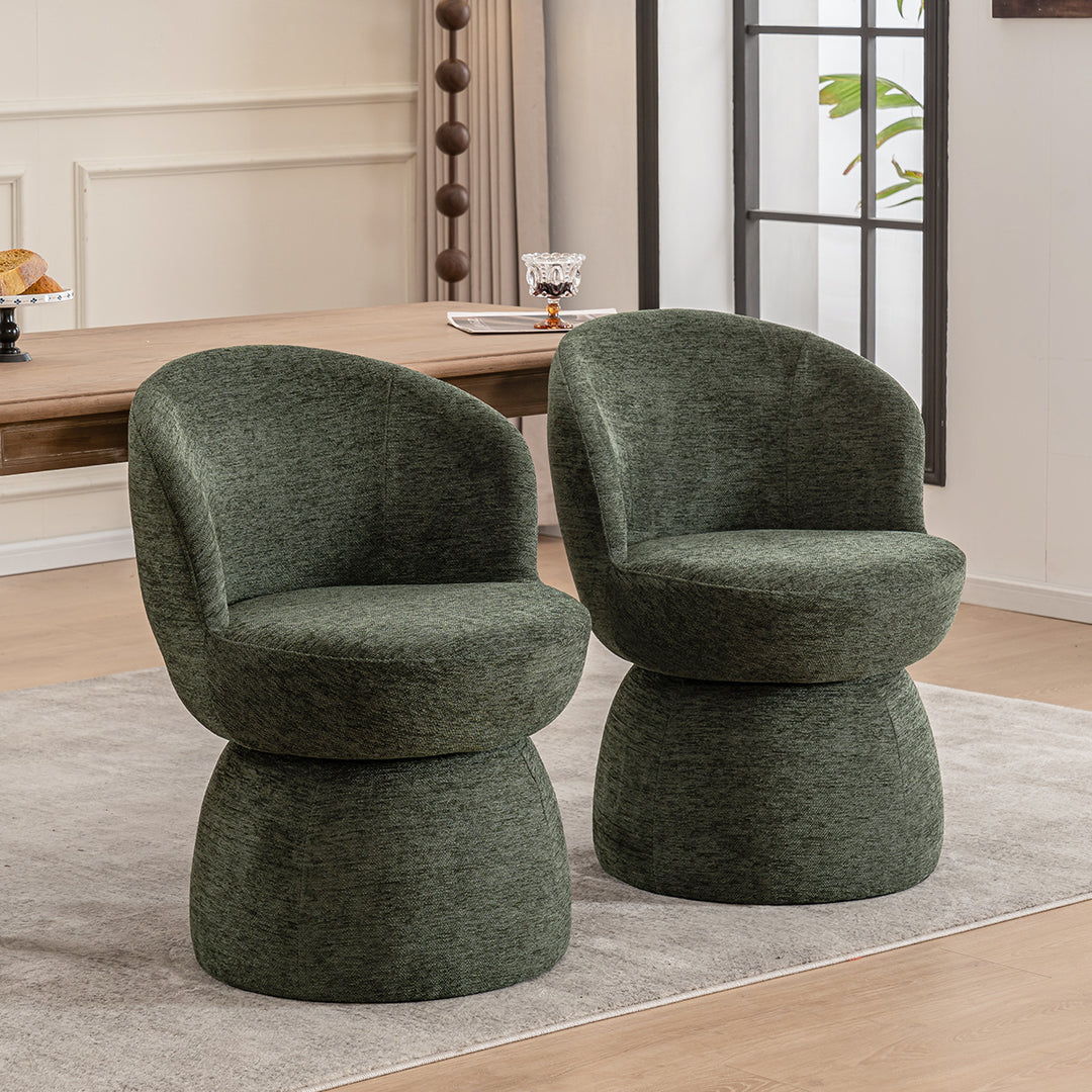 YOUNIKE Swivel Accent Chair Minilist Barrel Chair
