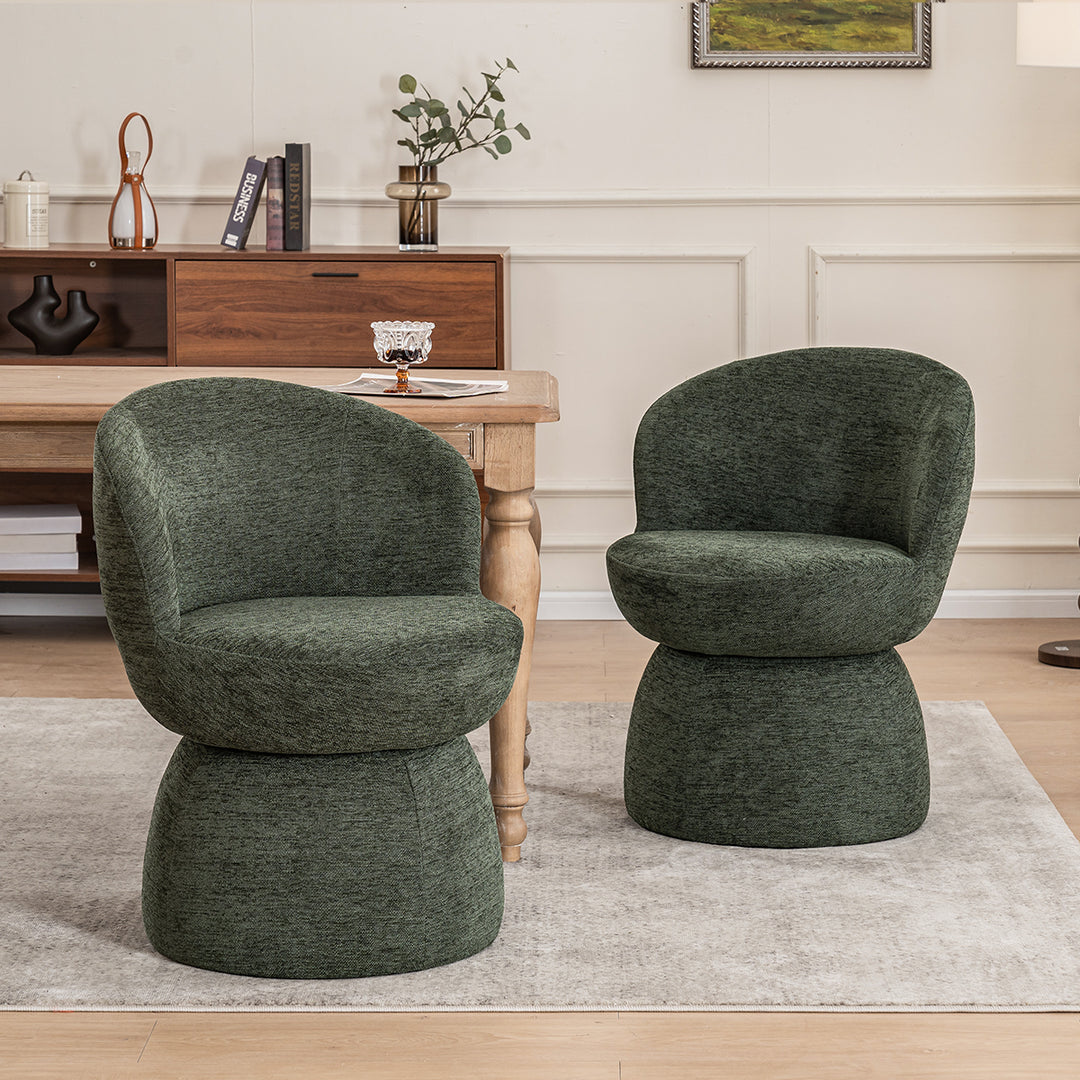 YOUNIKE Swivel Accent Chair Minilist Barrel Chair