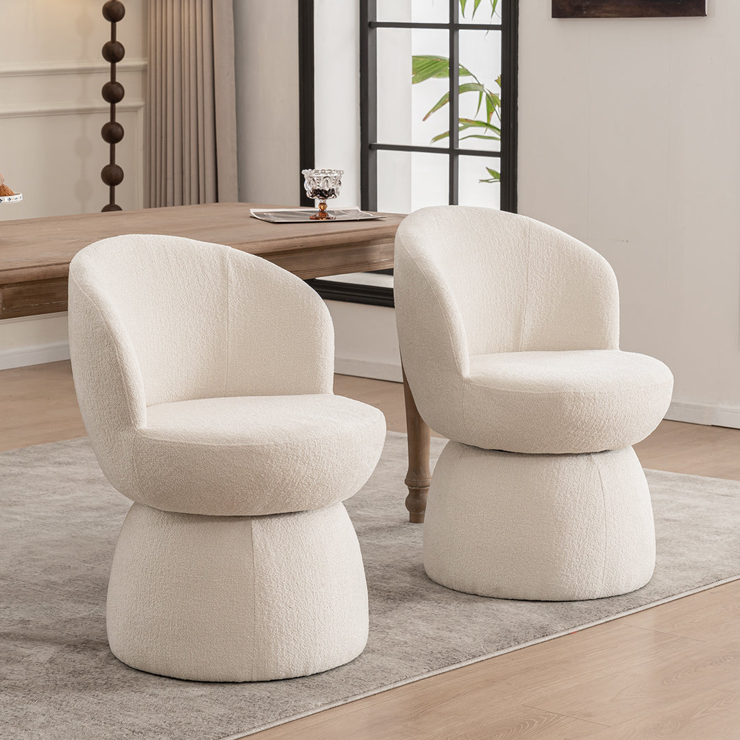 YOUNIKE Swivel Accent Chair Minilist Barrel Chair