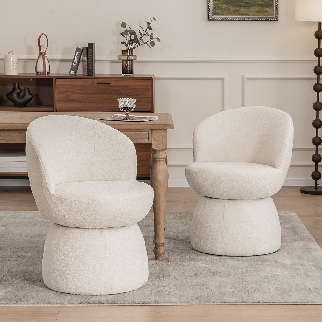 YOUNIKE Swivel Accent Chair Minilist Barrel Chair