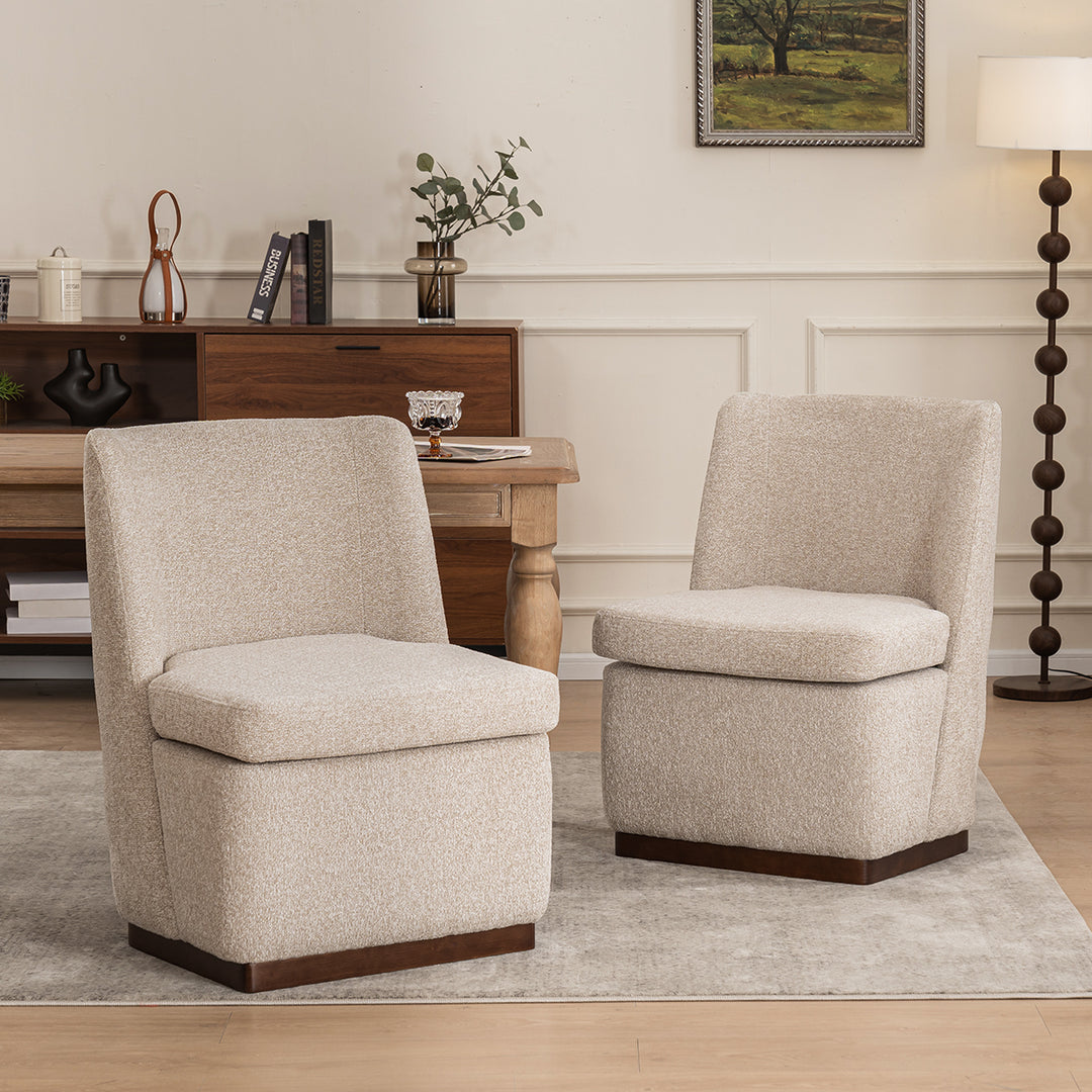 YOUNIKE Accent Chair Morandi Upholstered Barrel Chair
