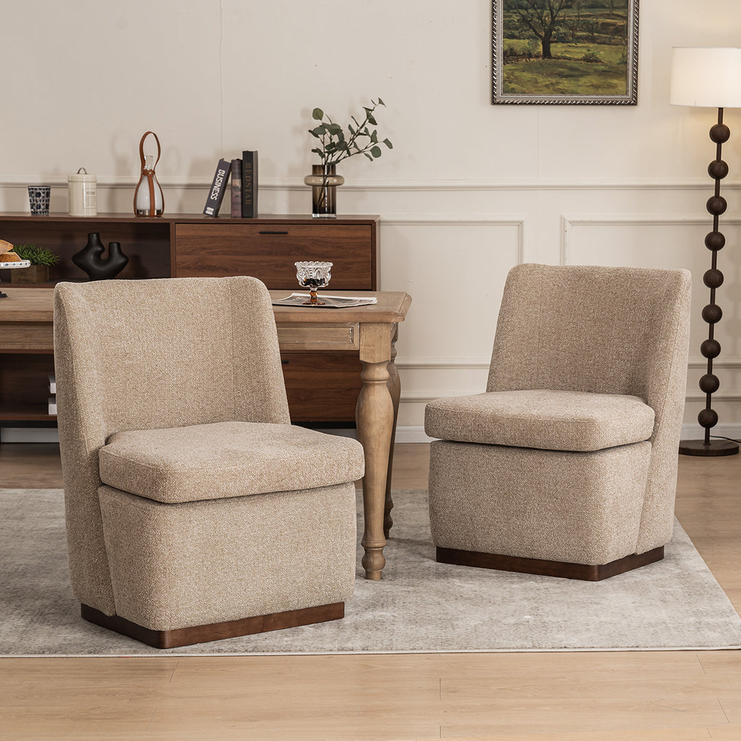 YOUNIKE Accent Chair Morandi Upholstered Barrel Chair