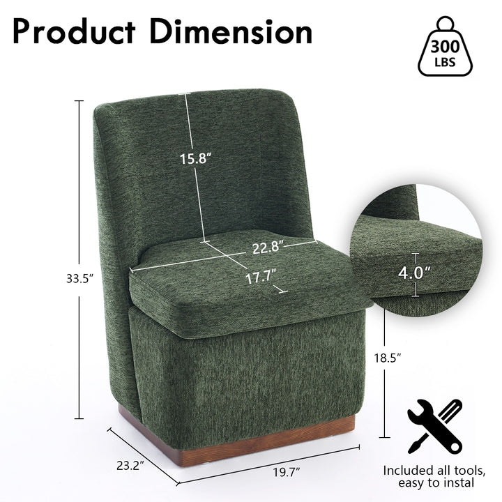 YOUNIKE Accent Chair Morandi Upholstered Barrel Chair