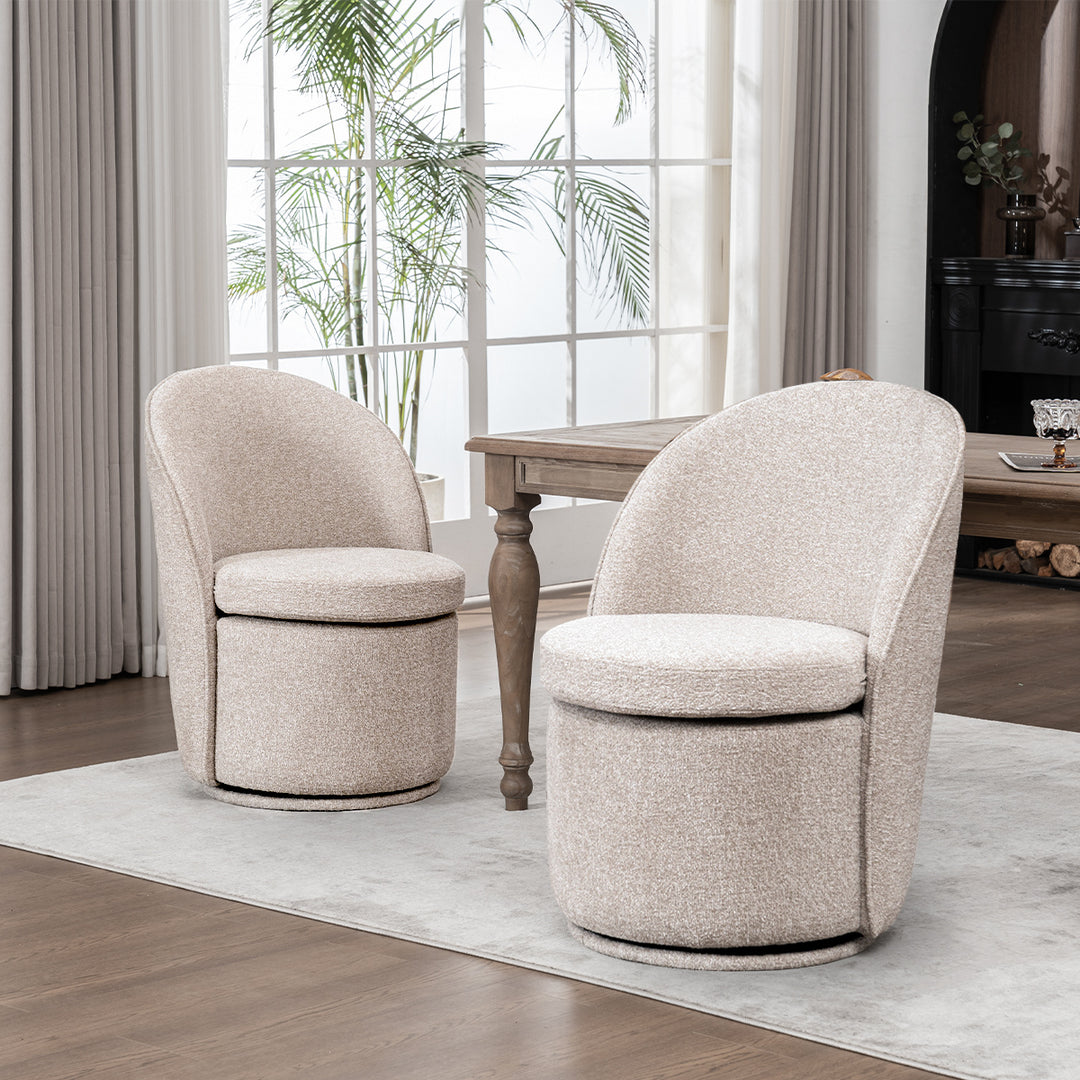 YOUNIKE Accent Chair Swivel Living Room chairs