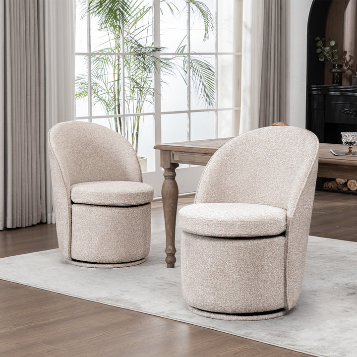 YOUNIKE Accent Chair Swivel Living Room chairs
