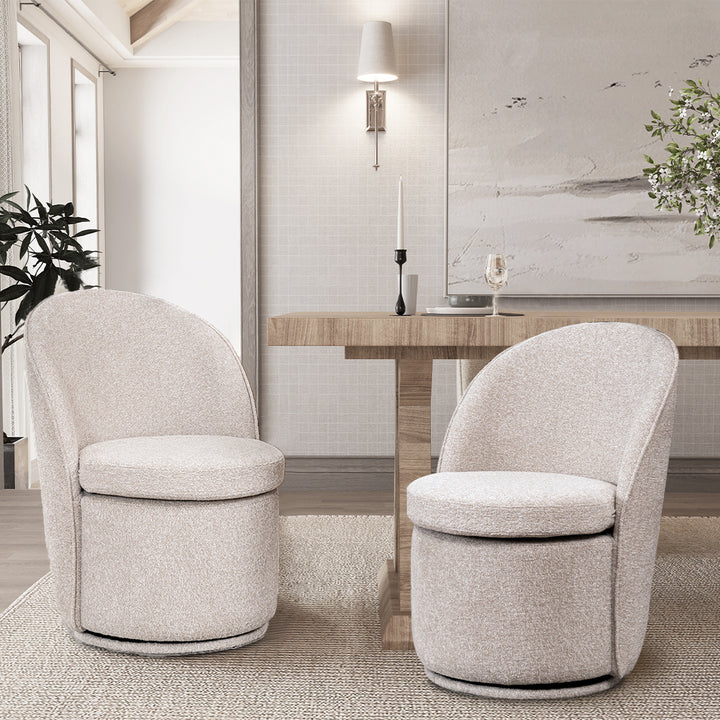 YOUNIKE Accent Chair Swivel Living Room chairs