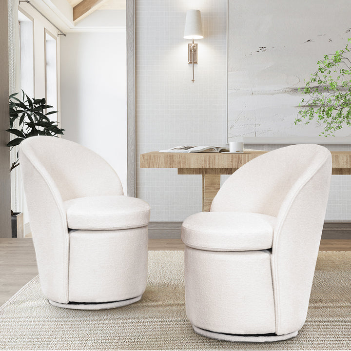 YOUNIKE Accent Chair Swivel Living Room chairs