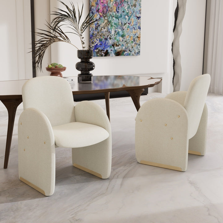YOUNIKE Accent Armchair Modular Dining Chairs