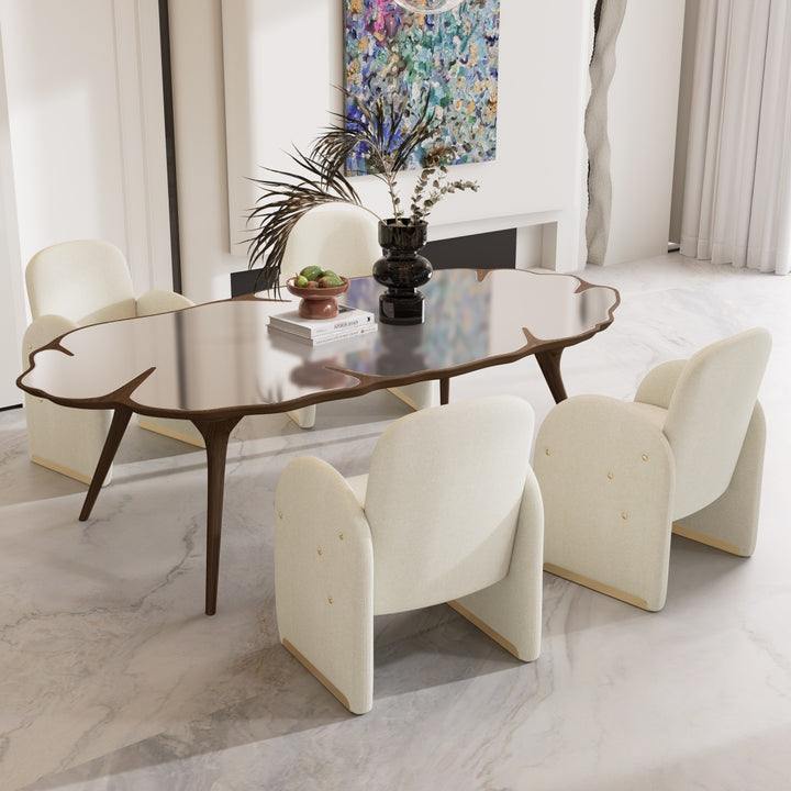 YOUNIKE Accent Armchair Modular Dining Chairs