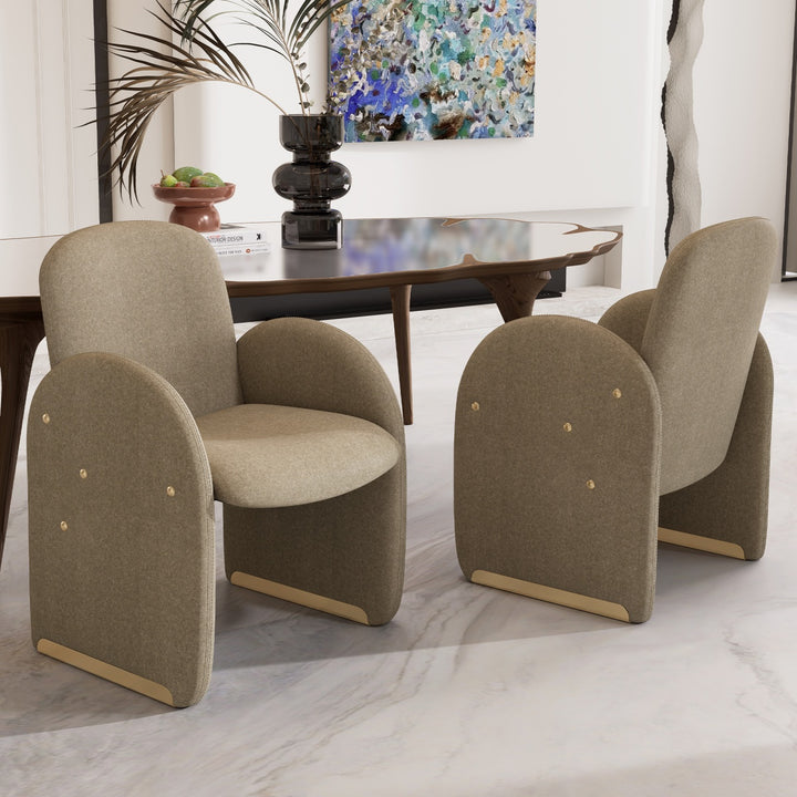 YOUNIKE Accent Armchair Modular Dining Chairs