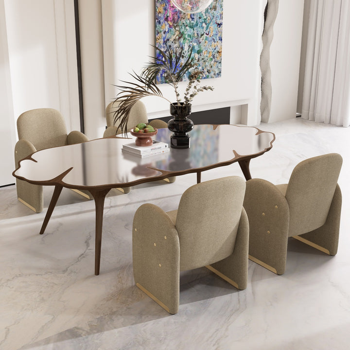 YOUNIKE Accent Armchair Modular Dining Chairs