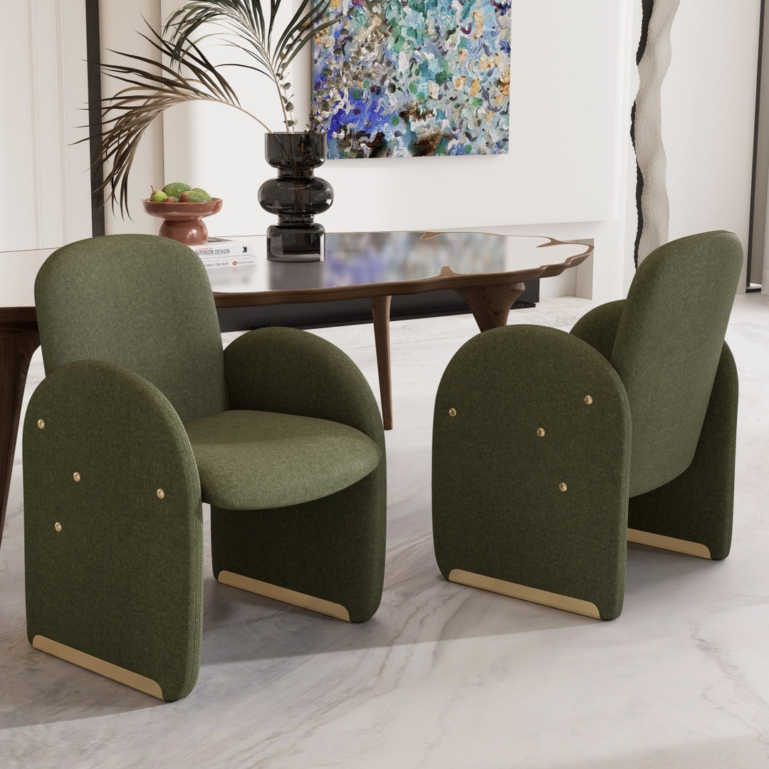 YOUNIKE Accent Armchair Modular Dining Chairs